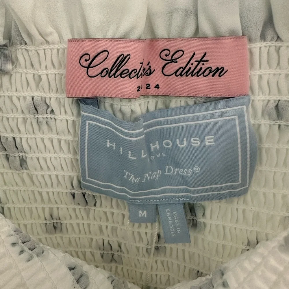 Hill House Home 2024 Collector’s Edition White, Blue and Purple Nap Dress NWT - Picture 3 of 4